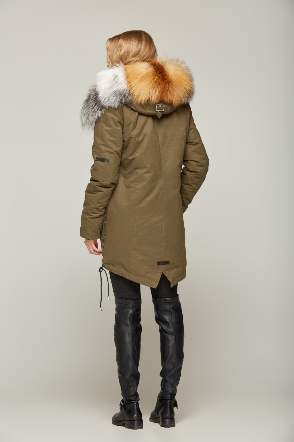 Зимняя парка Mila Nova П-46 Хаки — изображение 5