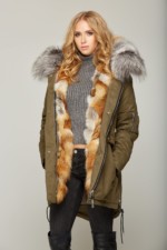 Зимняя парка Mila Nova П-46 Хаки