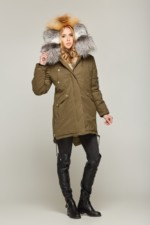 Зимняя парка Mila Nova П-46 Хаки — изображение 3