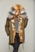 Зимняя парка Mila Nova П-46 Хаки — изображение 2