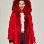 Зимняя парка Mila Nova П-52 красная