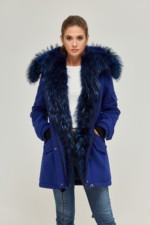 Зимняя парка Mila Nova П-52 электрик — изображение 4