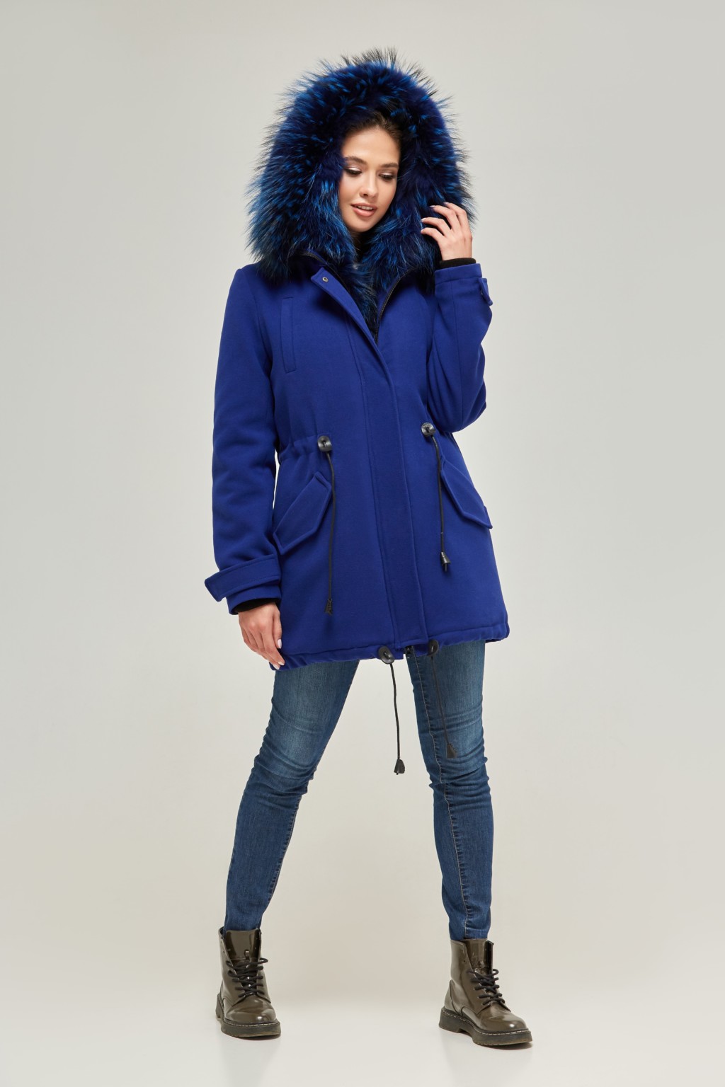 Зимняя парка Mila Nova П-52 электрик — изображение 2