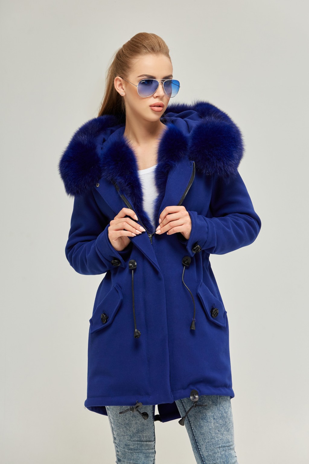 1291_23171 Зимняя парка Mila Nova П-60 электрик — изображение 1