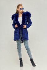 Зимняя парка Mila Nova П-60 электрик — изображение 2