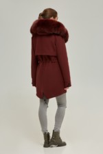 Зимняя парка Mila Nova П-60 бордо — изображение 5