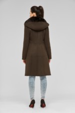 Зимняя дубленка Mila Nova Д-61 шоколад — изображение 2