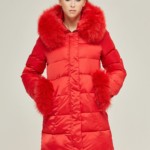 Зимний пуховик Mila Nova К-87 красный