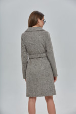 Демисезонное пальто Mila Nova ПВ-90 бежевое — изображение 3