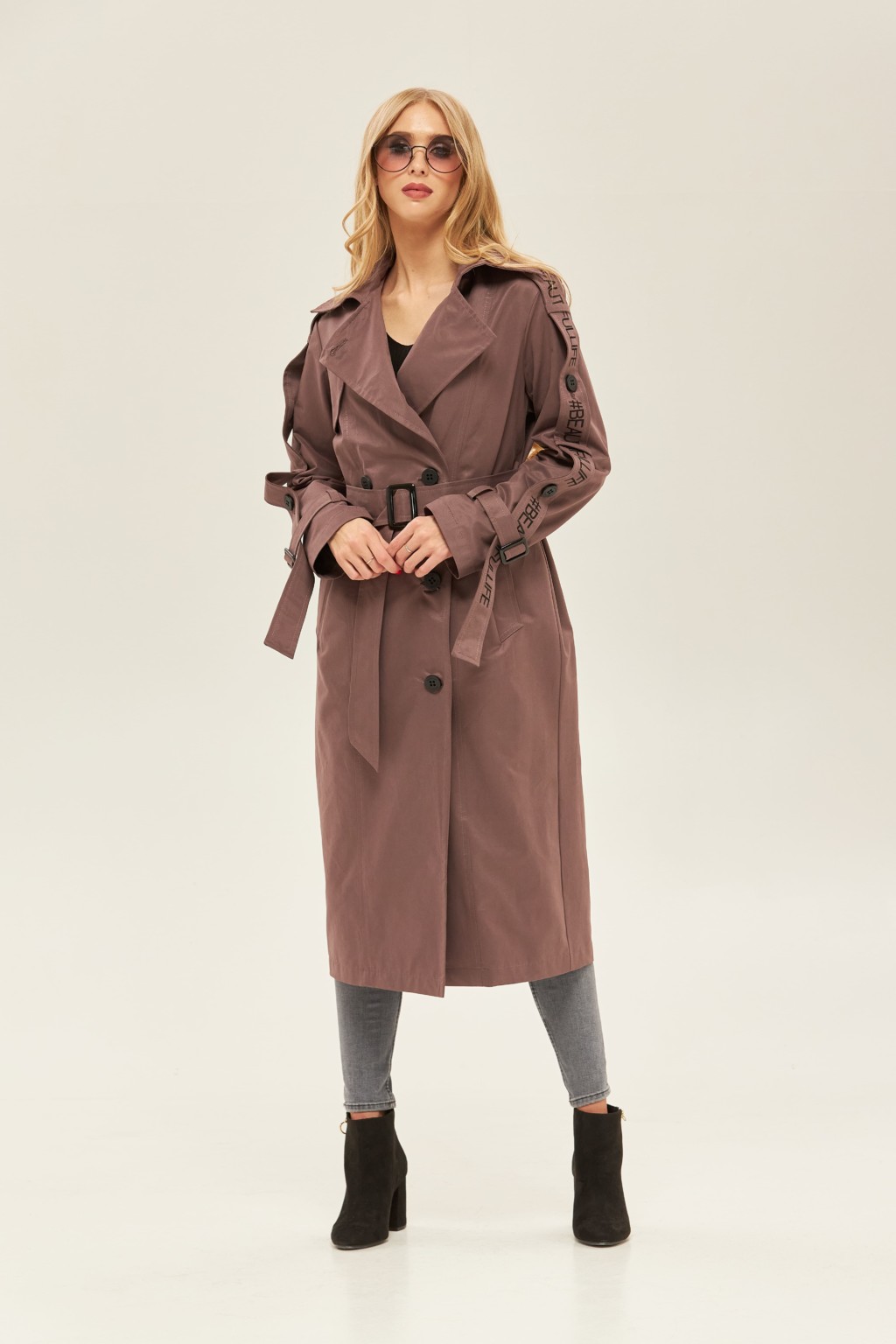 Демисезонный тренч Mila Nova Q-44 фреза — изображение 3