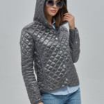 Демисезонная куртка Mila Nova К-95 серая