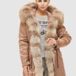 Зимняя парка Mila Nova П-88 капучино