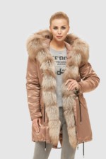 Зимняя парка Mila Nova П-88 капучино
