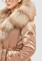 Зимняя парка Mila Nova П-88 капучино — изображение 3