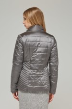 Демисезонная куртка Mila Nova К-63х серая — изображение 2