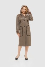 Зимняя дубленка Mila Nova Д-147 капучино — изображение 2