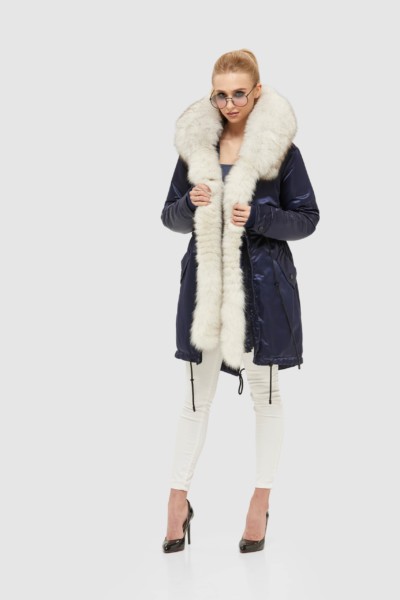 Зимняя парка Mila Nova П-93 синий