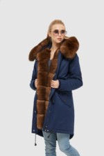 Зимняя парка Mila Nova П-94 синий