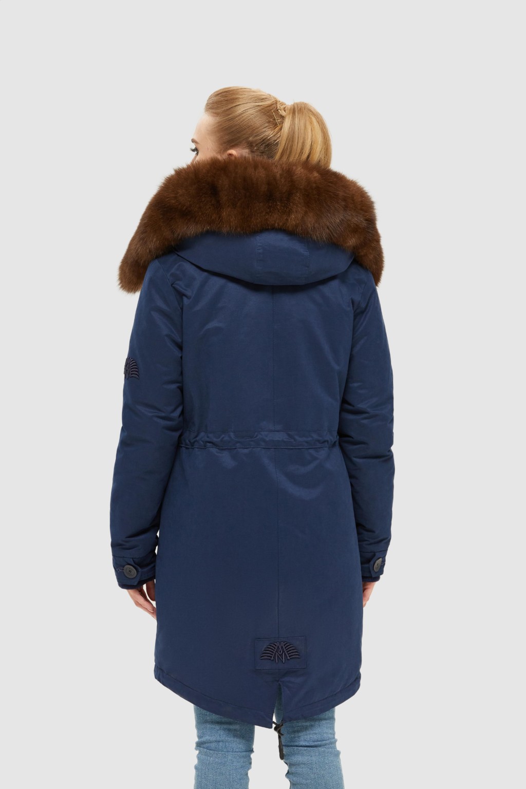 Зимняя парка Mila Nova П-94 синий — изображение 5