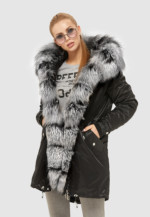 Зимняя парка Mila Nova П-96 черный — изображение 3