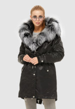 Зимняя парка Mila Nova П-96 черный — изображение 2