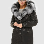 Зимняя парка Mila Nova П-96 черный