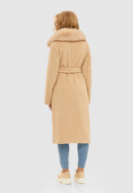 Зимнее пальто Mila Nova ПВ-97 бежевое — изображение 4