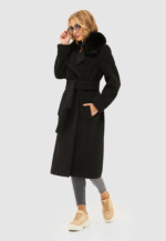 Зимове пальто Mila Nova ПВ-97 чорне