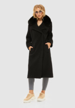 Зимове пальто Mila Nova ПВ-97 чорне - Зображення 2