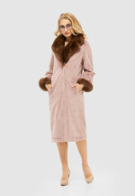 Зимняя шуба Mila Nova ПВ-103 розовая — изображение 2