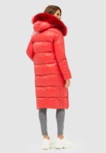 Зимовий пуховик Mila Nova К-119 червоний - Зображення 4