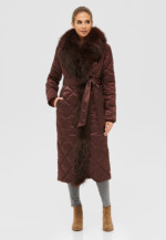 Зимний плащ Mila Nova К-131 бордо — изображение 2