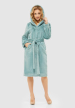 Зимняя шуба Mila Nova ПВ-114 бирюза — изображение 2