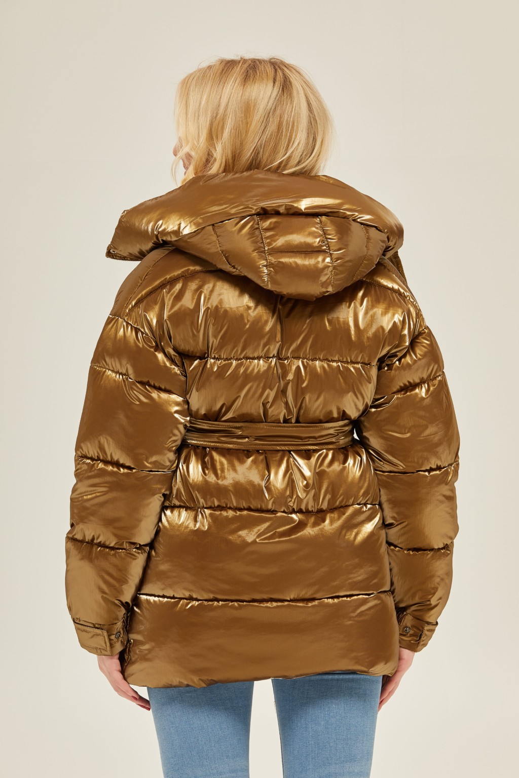 Зимняя куртка Mila Nova К-127 золото — изображение 2