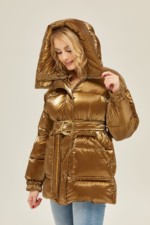 Зимняя куртка Mila Nova К-127 золото
