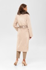 Зимняя шуба Mila Nova ПВ-192 бежевая — изображение 2