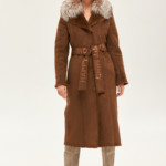 Зимняя дубленка Mila Nova Д-173 рыжая