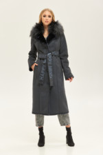 Зимняя дубленка Mila Nova Д-173 деним — изображение 3