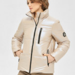 Демисезонная куртка Mila Nova К-165 бежевый