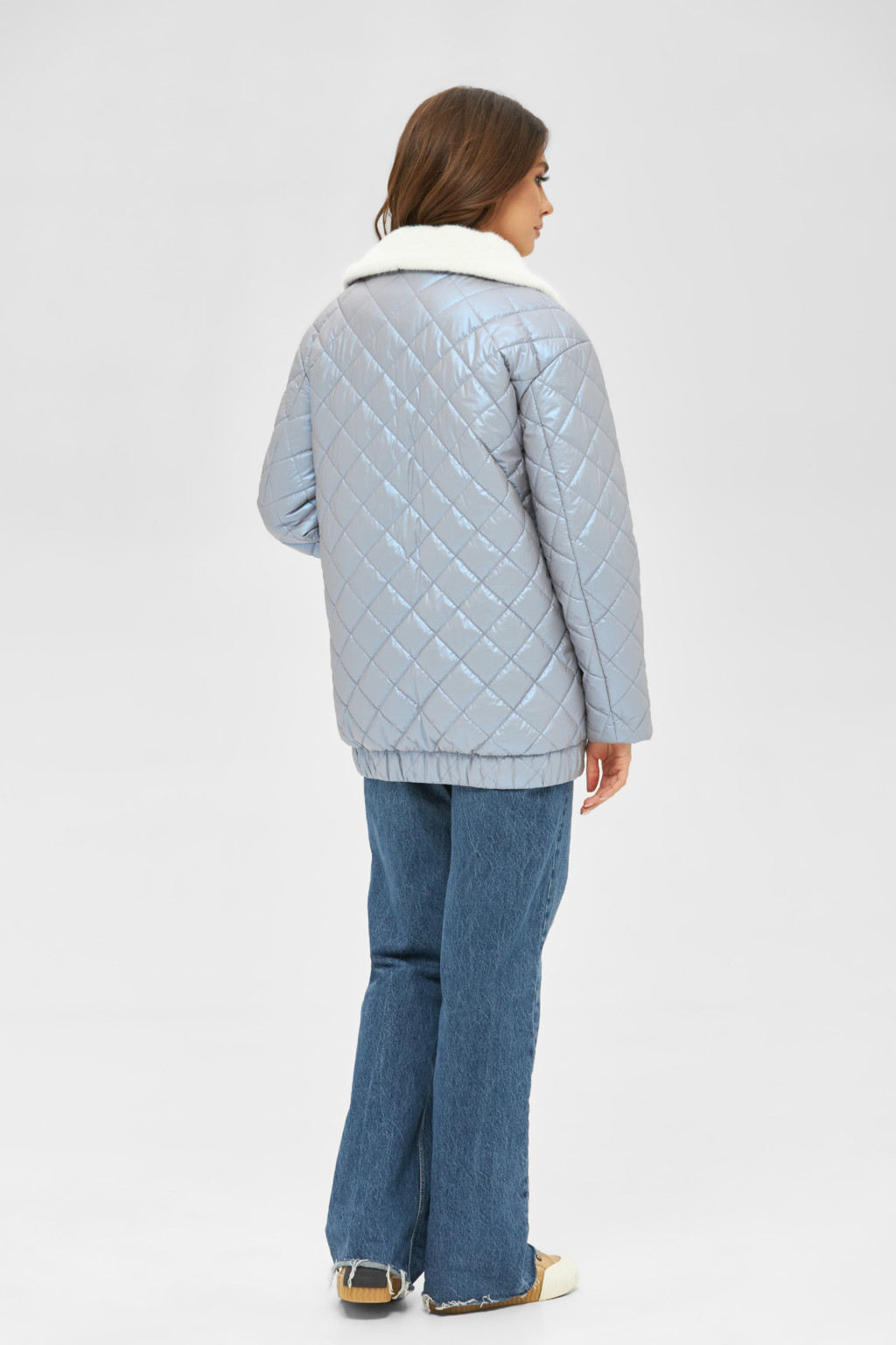 Демисезонная куртка Mila Nova К-167 голубой — изображение 2