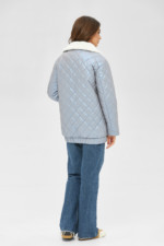 Демисезонная куртка Mila Nova К-167 голубой — изображение 2