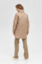 Демісезонна куртка Mila Nova К-190 капучино+молоко - Зображення 2