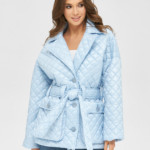 Демисезонная куртка Mila Nova К-168 голубой