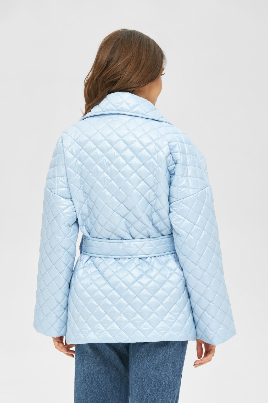 Демисезонная куртка Mila Nova К-168 голубой — изображение 2