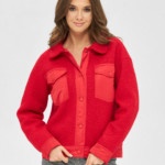 Демисезонная куртка Mila Nova К-166 красный