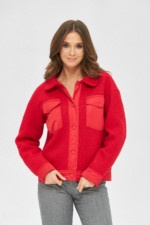 Демисезонная куртка Mila Nova К-166 красный