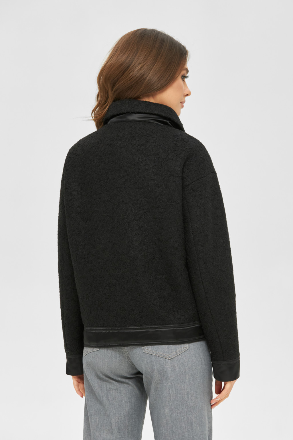 Демисезонная куртка Mila Nova К-166 черный — изображение 2