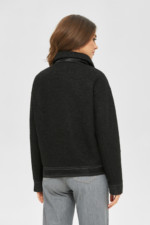 Демисезонная куртка Mila Nova К-166 черный — изображение 2