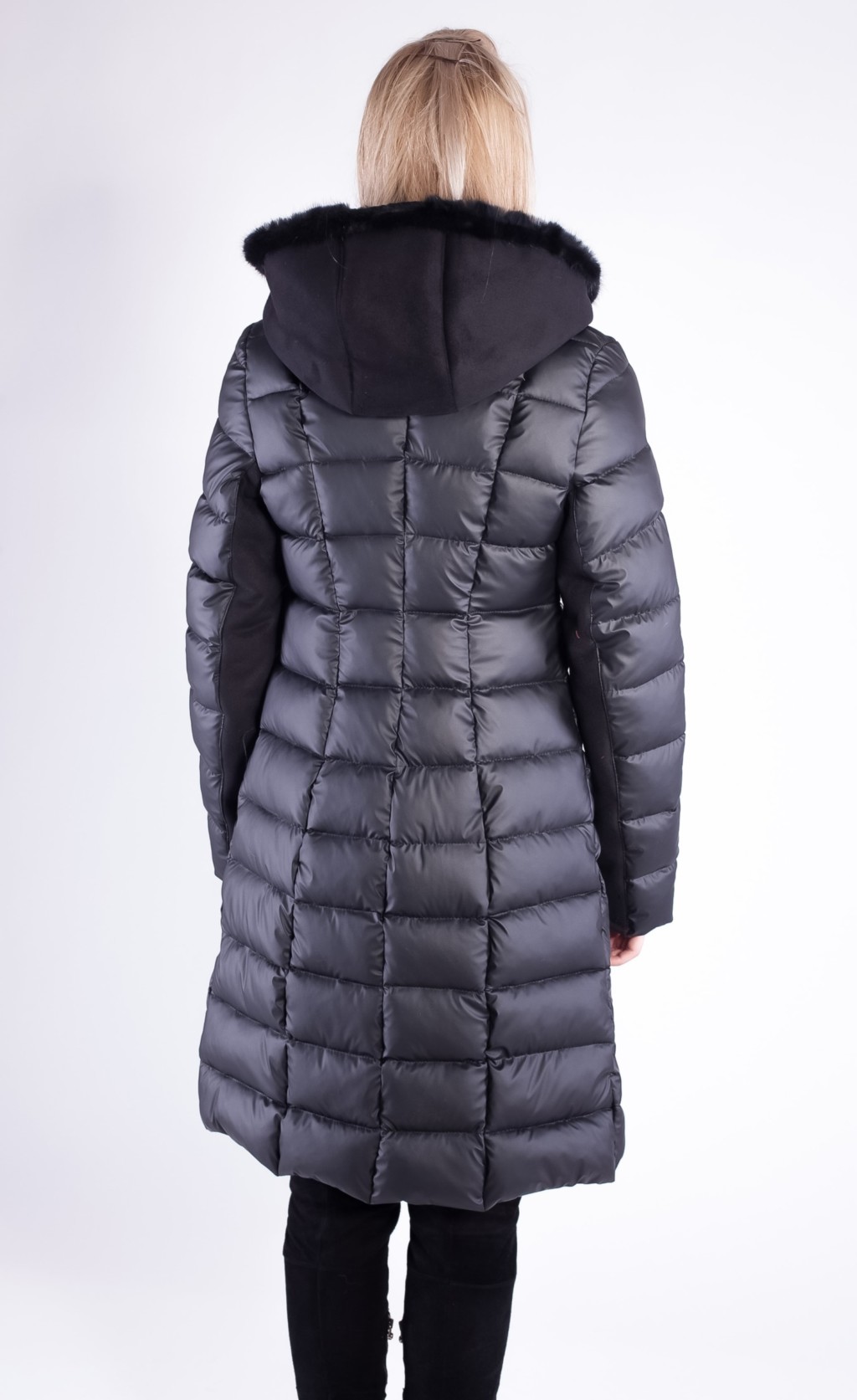 Зимняя дубленка Mila Nova Д-92 черная — изображение 2
