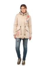 Демисезонная парка Mila Nova П-1в молоко — изображение 2